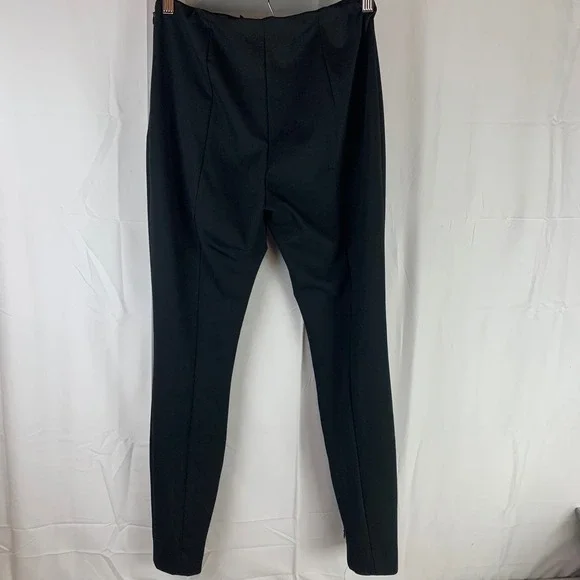 Polo Ralph Lauren Leggings Womens Medium Black Pintuck Ankle Zip Skinny Pants * - Picture 8 of 15